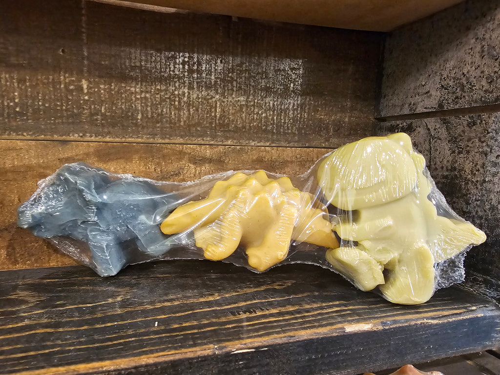 Dino Soap - All-Natural, Unscented Bastille Soap 3-pk