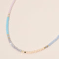 Faceted Beaded Choker Necklace