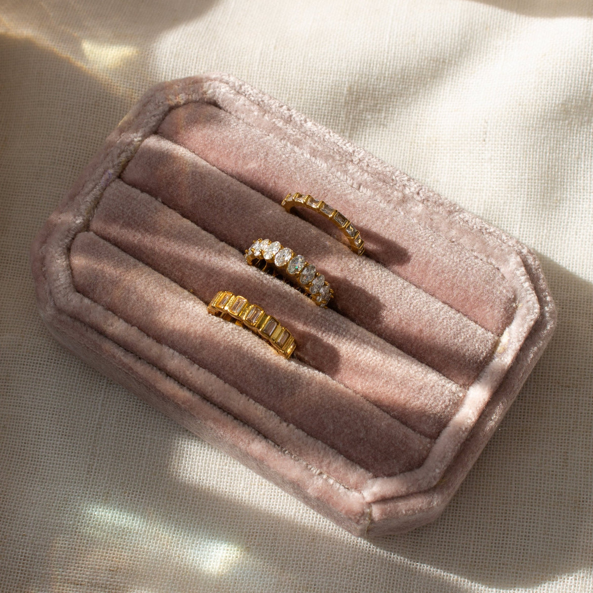 Daphne Baguette Tennis Ring